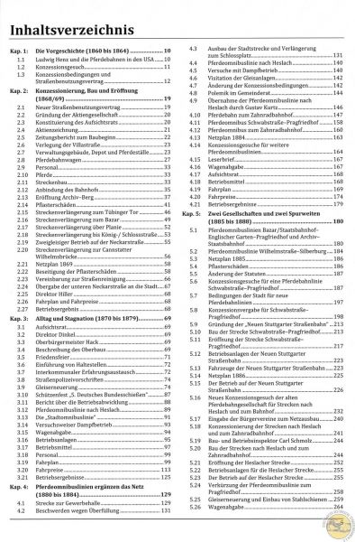 Buch "Pferdebahnen und Pferdeomnibusse in Stuttgart / 1860 bis 1897"